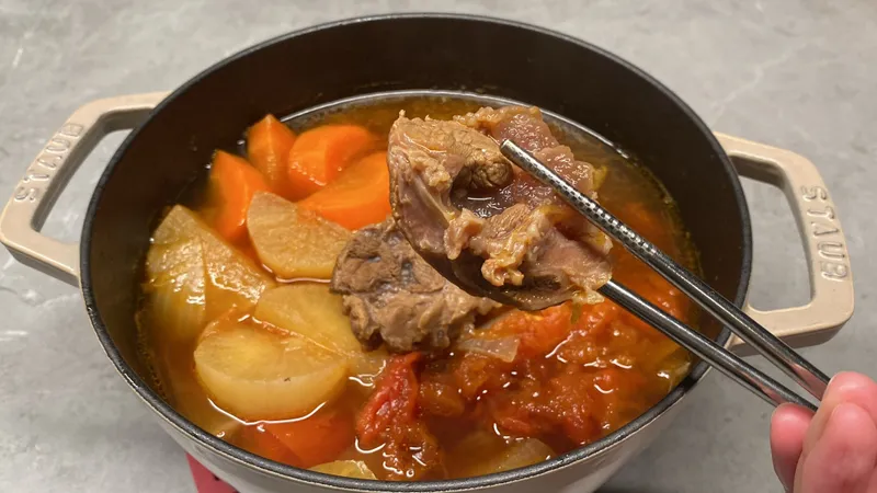 蕃茄牛肉湯（$350）｜附影片