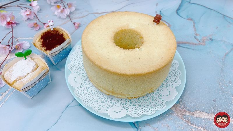 香蘭優格戚風蛋糕~氣炸烤箱食譜