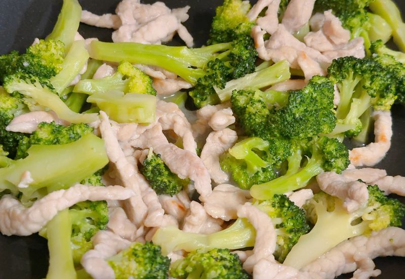 花椰菜炒肉絲