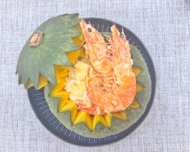 南瓜海鮮燉飯