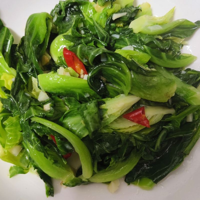 蒜炒高麗菜苗