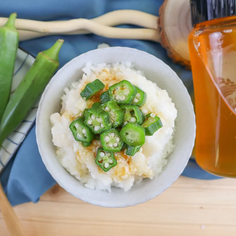 山藥秋葵拌飯