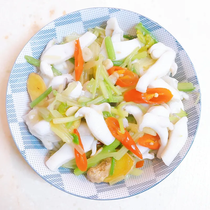 清炒花枝