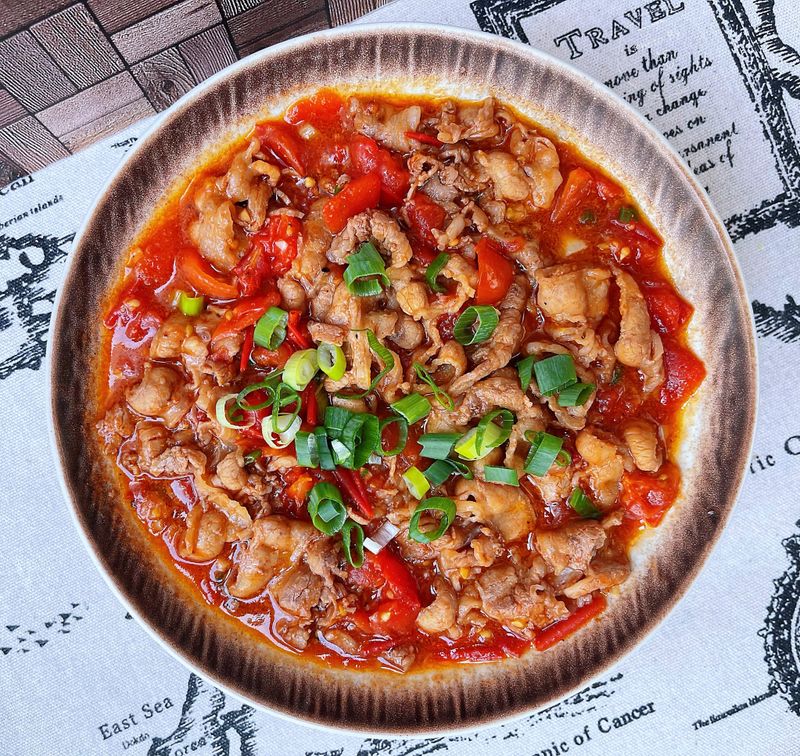 番茄燒肉