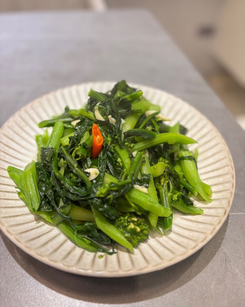 炒芥藍花菜