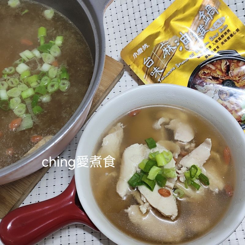 十分鐘上菜-麻油雞片湯