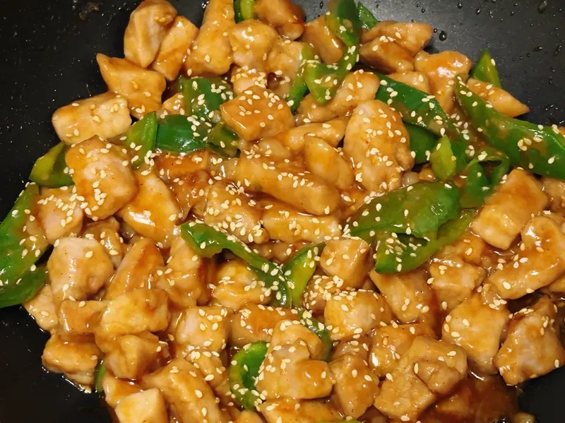 梅汁醬炒里肌