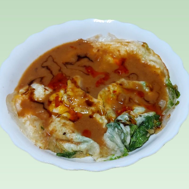 懶人菜譜-米紙蚵仔煎(蝦仁煎)