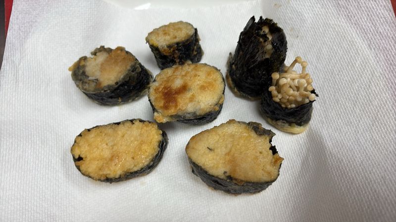 海苔金針菇捲