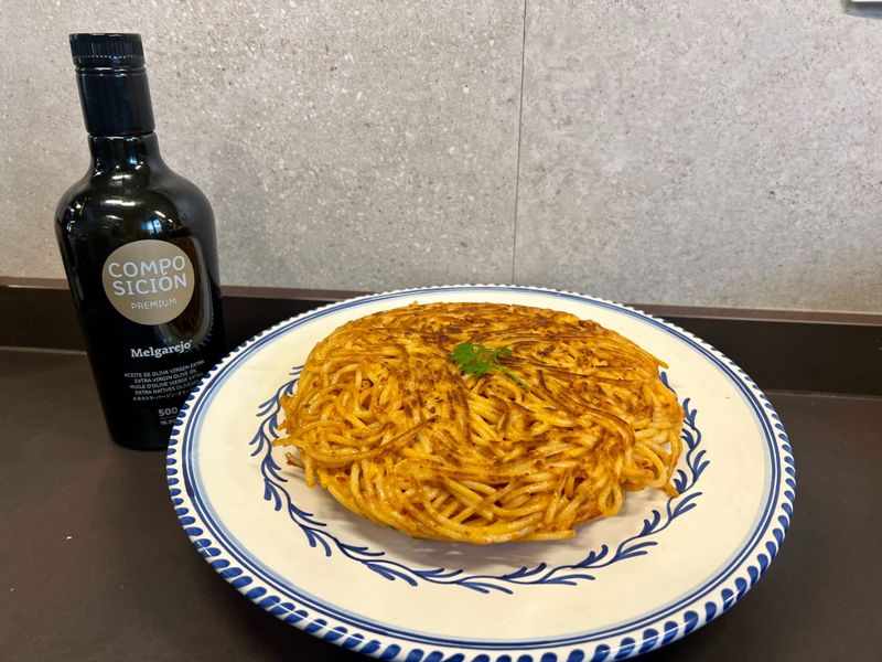 義大利麵蛋餅