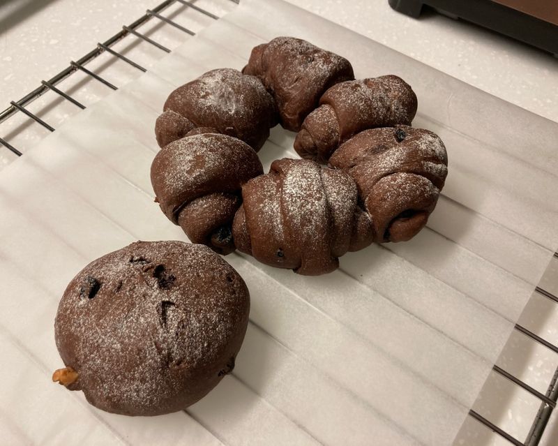 藍莓可可麵包