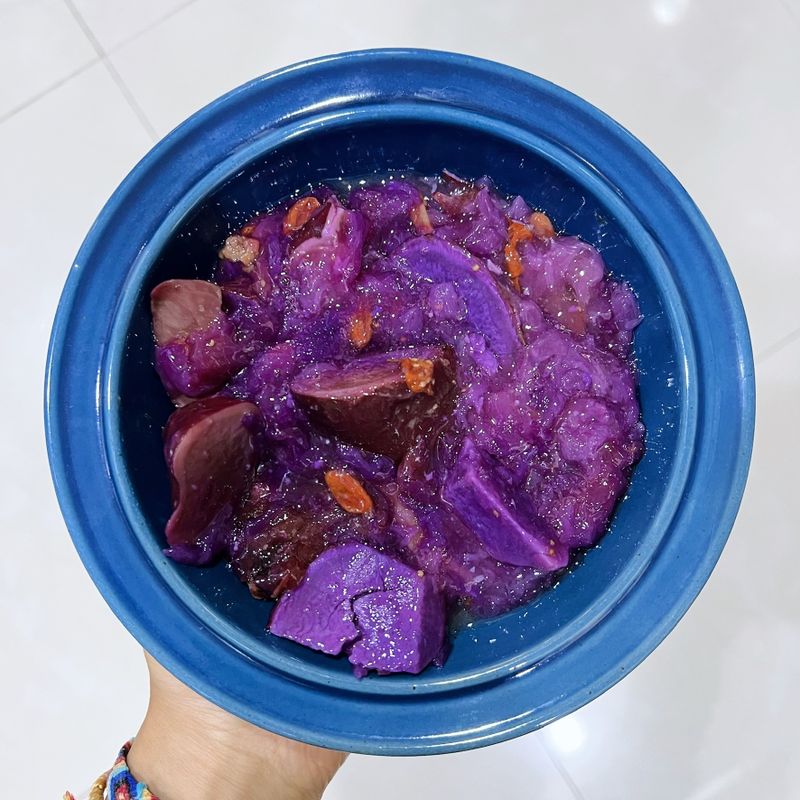 無糖紫薯白木耳甜湯(純素無麩質)