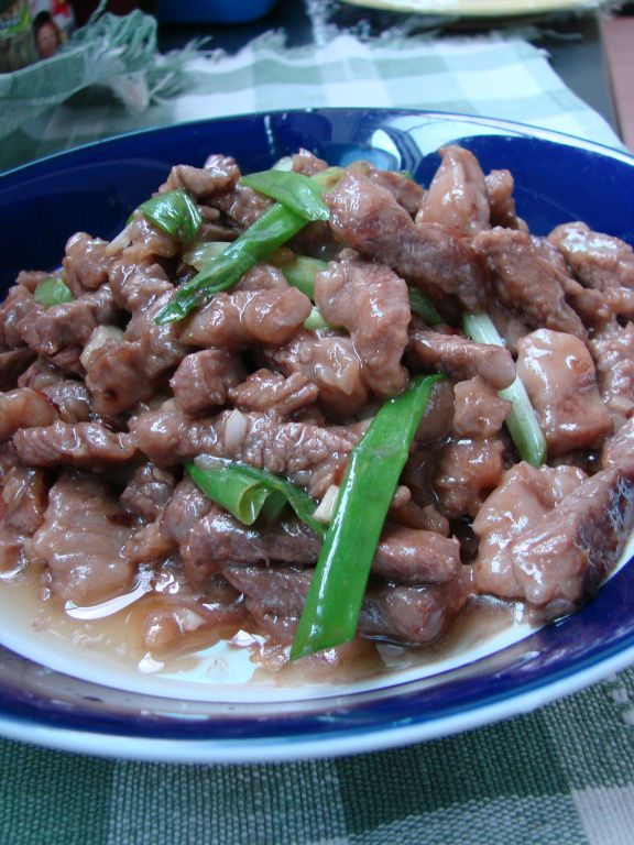 ~蔥爆牛肉~