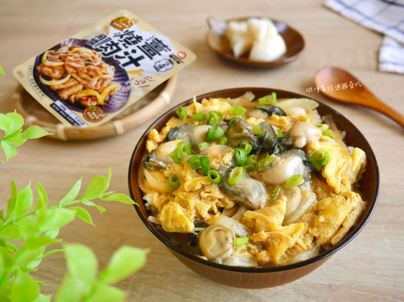龜甲萬味自慢–薑汁燒肉用醬｜薑燒牡蠣蓋飯