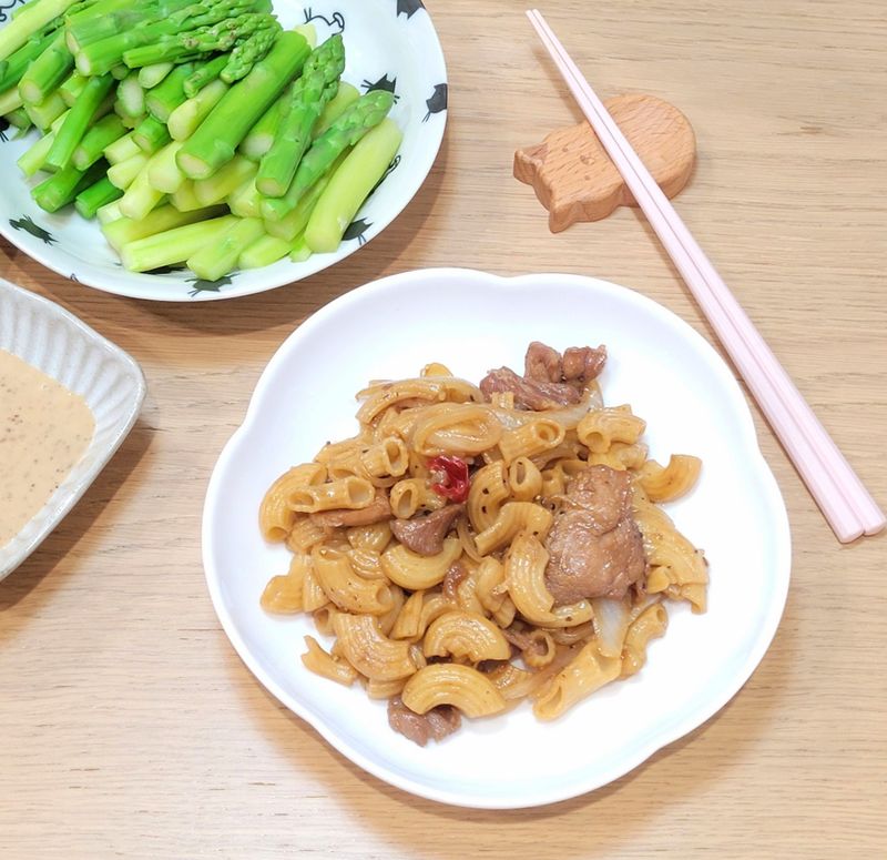 豬肉炒通心粉