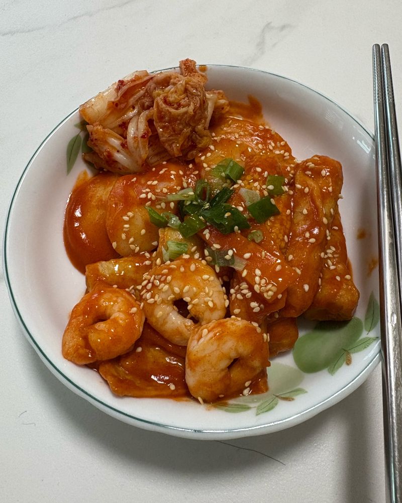 鮮蝦辣炒年糕
