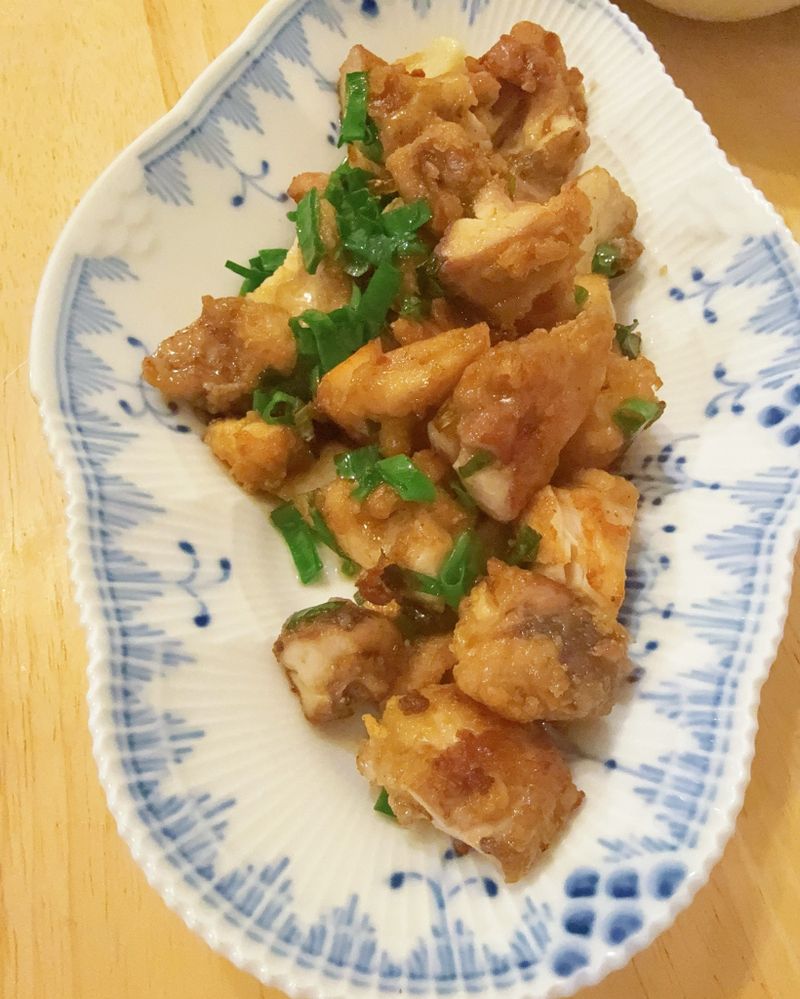 蔥燒雞腿