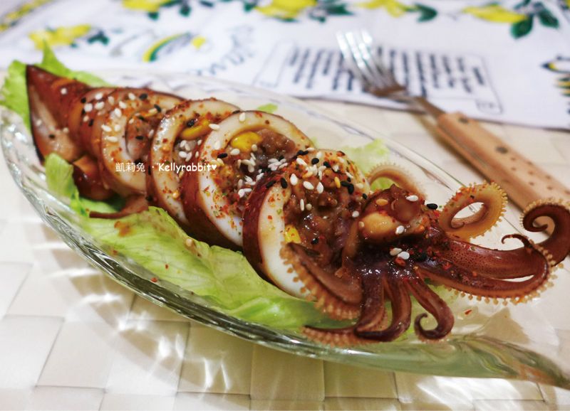 照燒花枝鑲肉