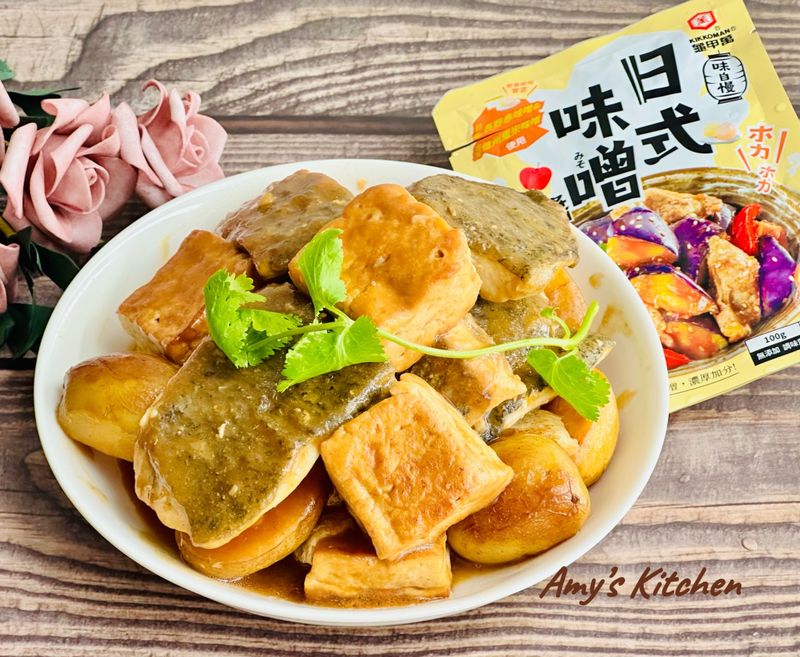 龜甲萬味自慢-日式味噌醬 / 味噌醬燒魚
