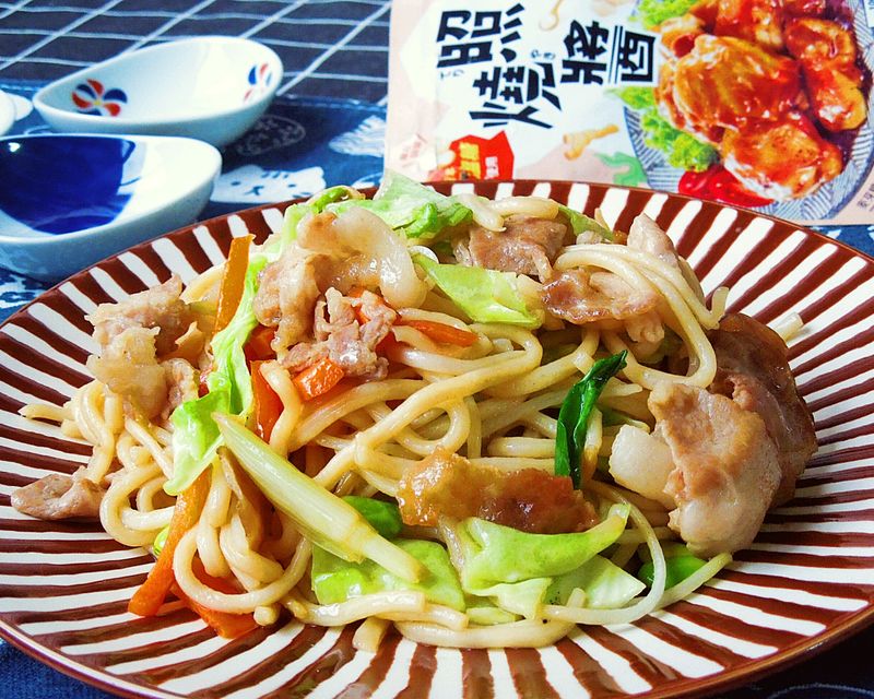 龜甲萬味自慢–照燒醬|日式照燒炒麵