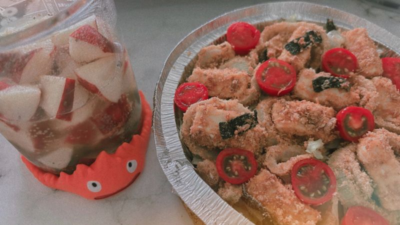 減脂 氣炸洋蔥豆腐沙拉
