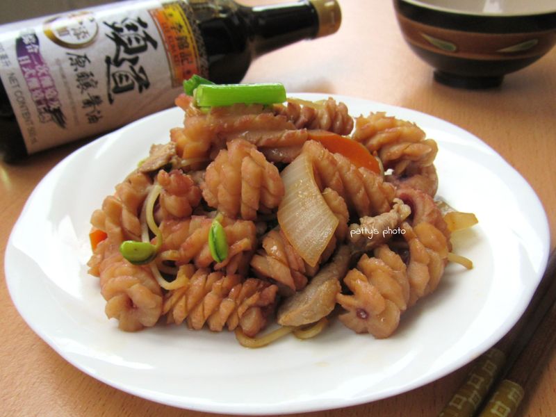 醬炒魷魚豬/李錦記 頭道零添加原釀醬油