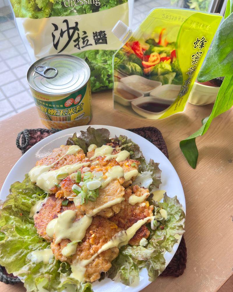 玉米雞肉煎餅