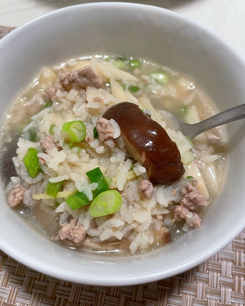 香菇竹筍粥
