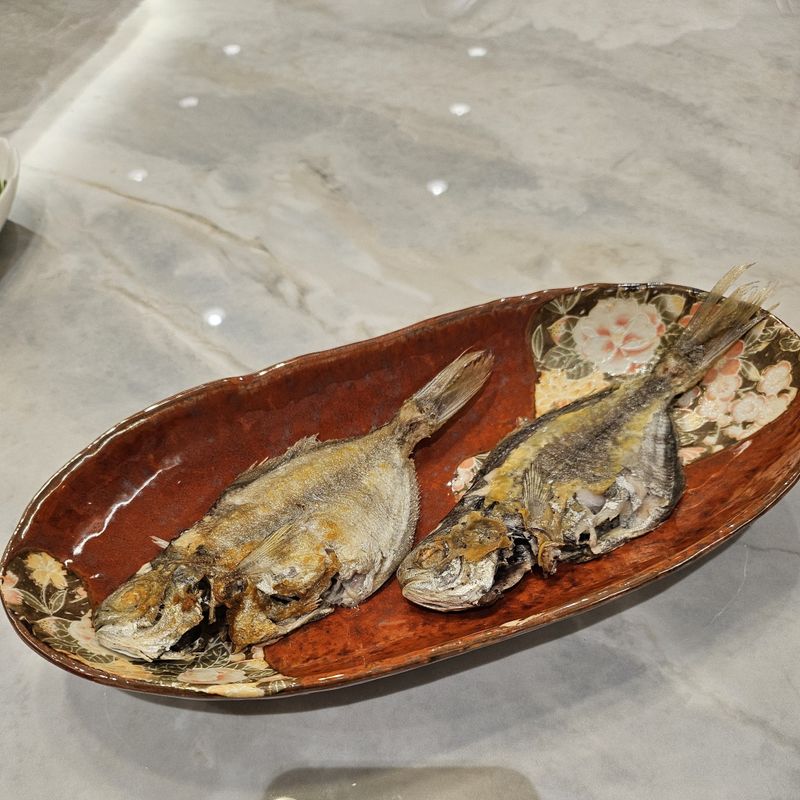 煎肉魚