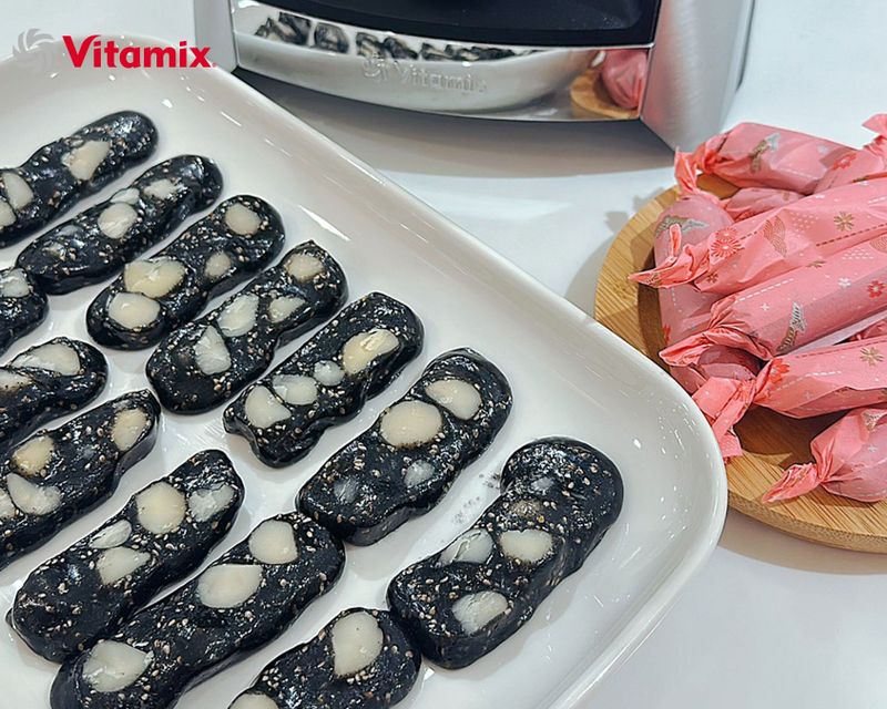 黑芝麻牛乳糖｜Vitamix調理機