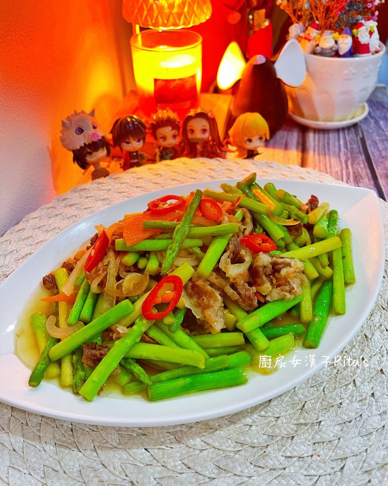 蘆筍炒肥牛