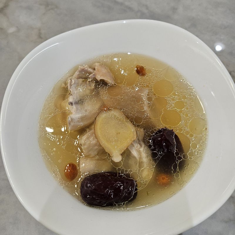 菜脯雞湯