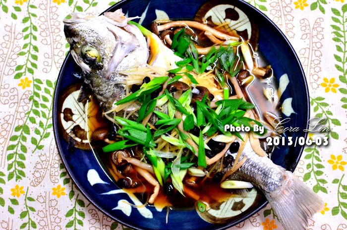 【可拉的鏡頭】豆鼓蒸石鯽魚