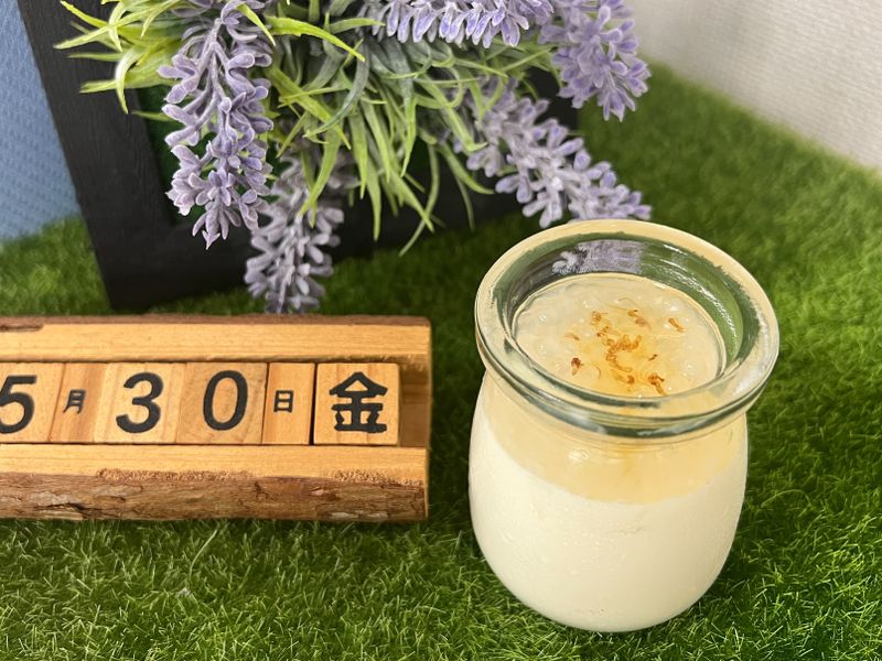 桂花釀奶凍
