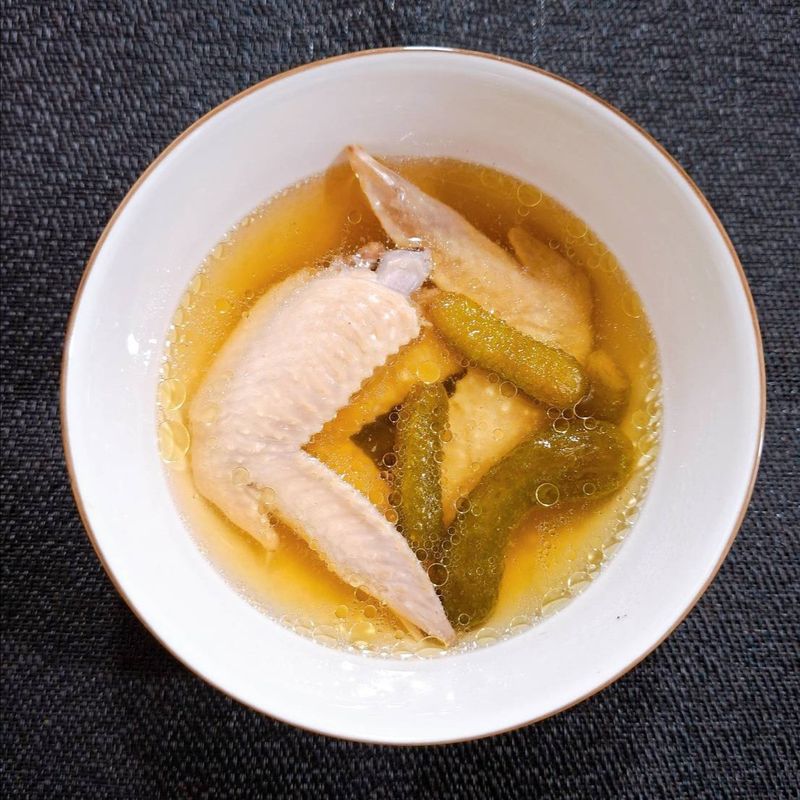 條瓜雞湯