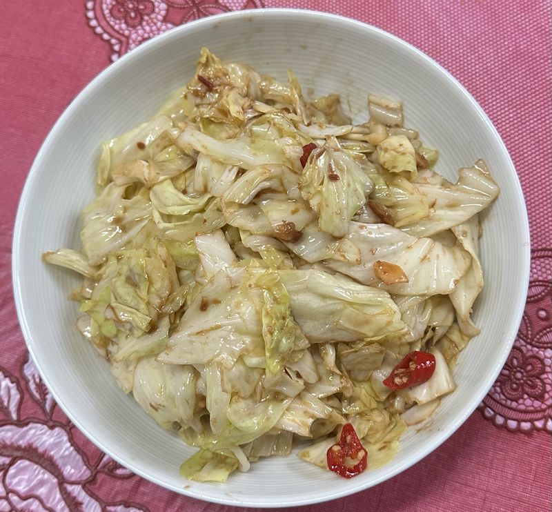 蝦醬高麗菜