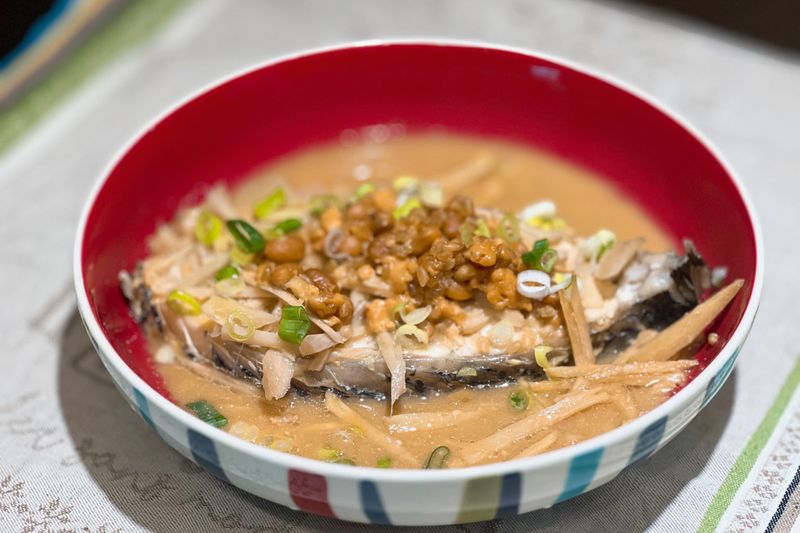 豆腐乳蒸魚