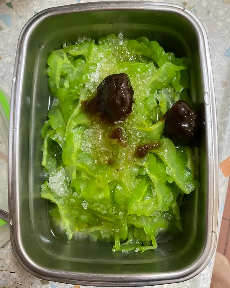 梅漬涼拌苦瓜