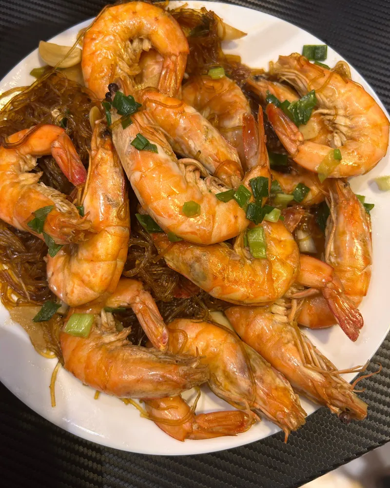鮮蝦粉絲煲