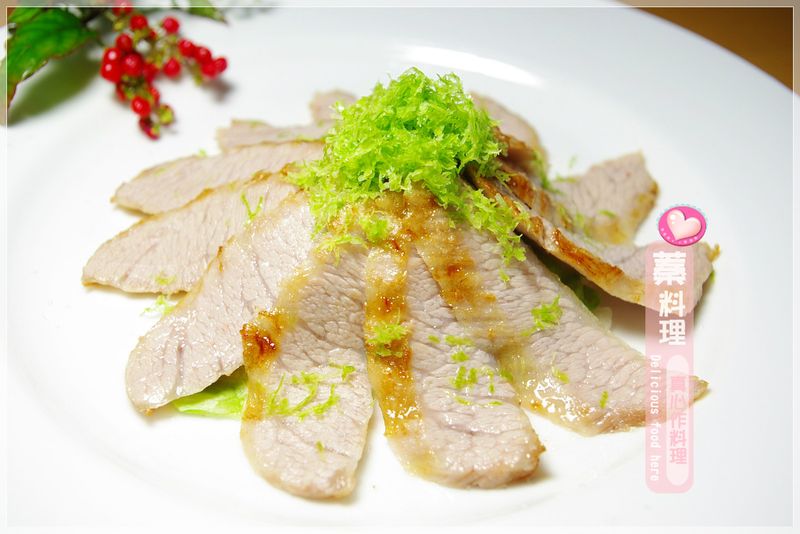 蓁料理♥香煎檸檬松阪豬