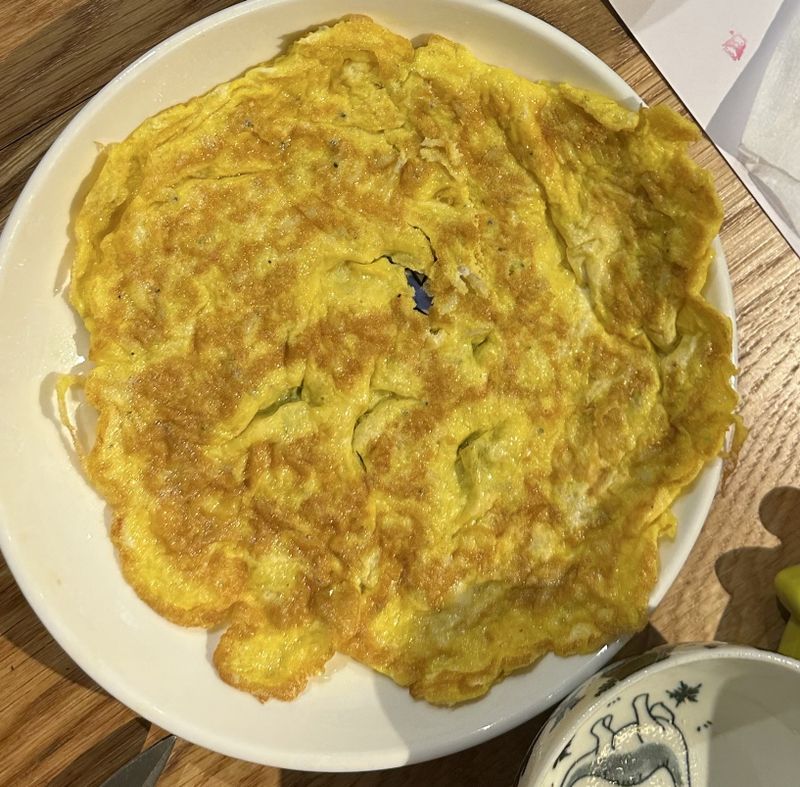 吻仔魚煎蛋