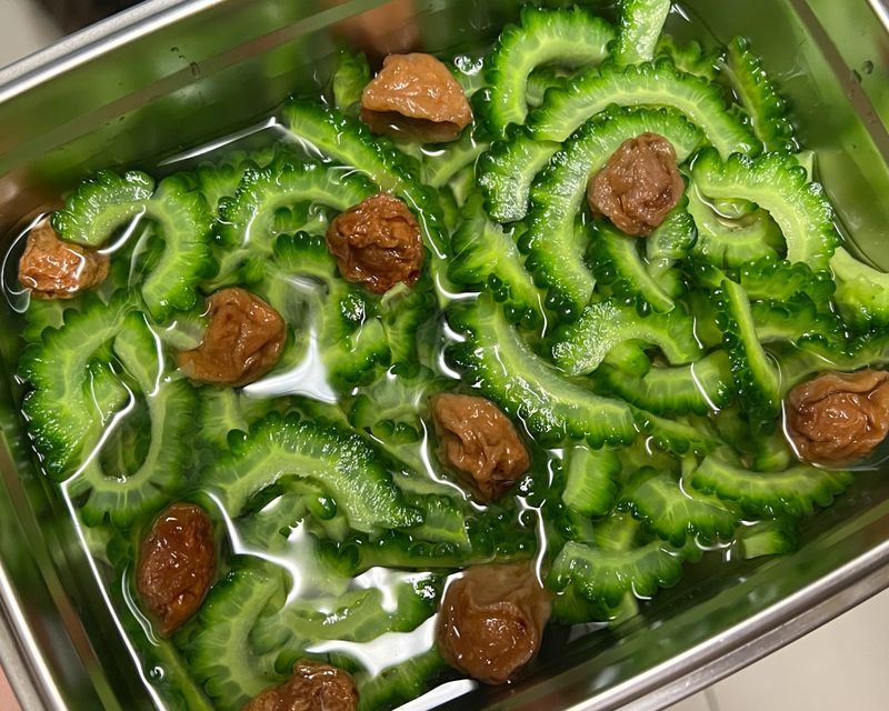 梅釀綠苦瓜