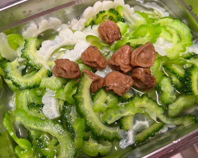 梅釀三色苦瓜
