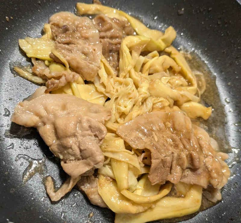 筍炒肉片