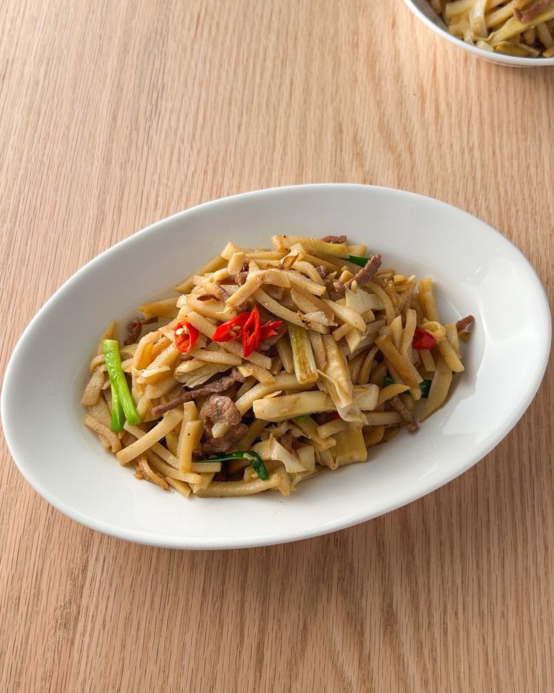 筍絲炒肉絲