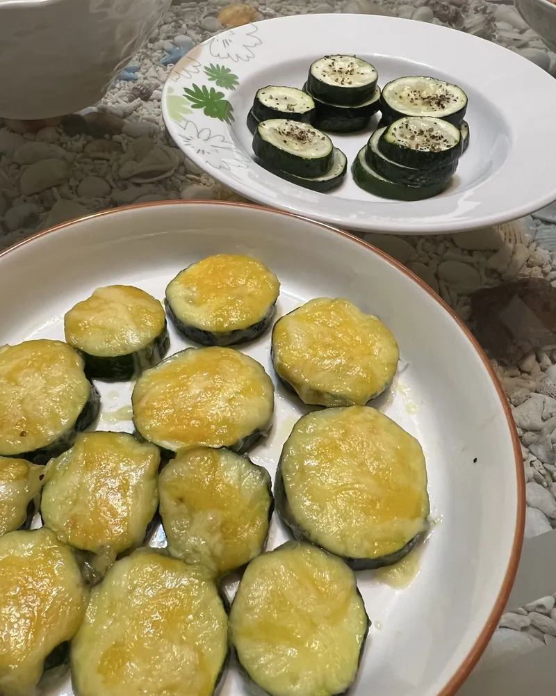 焗烤/鹽烤櫛瓜