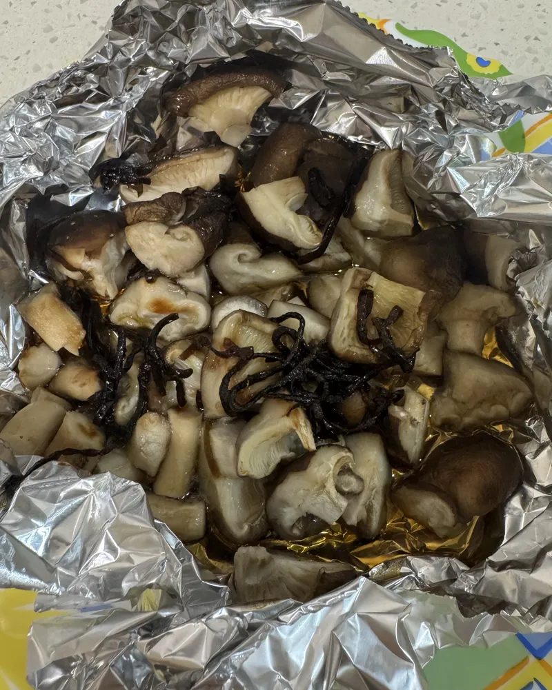 鹽昆布烤香菇