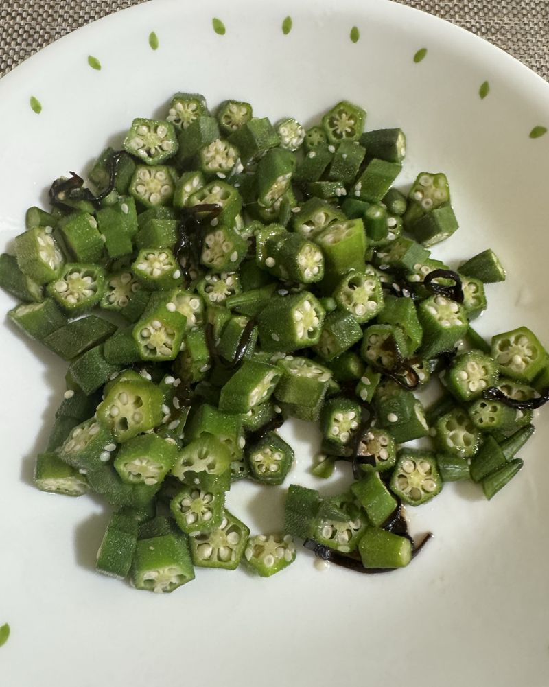 鹽昆布秋葵