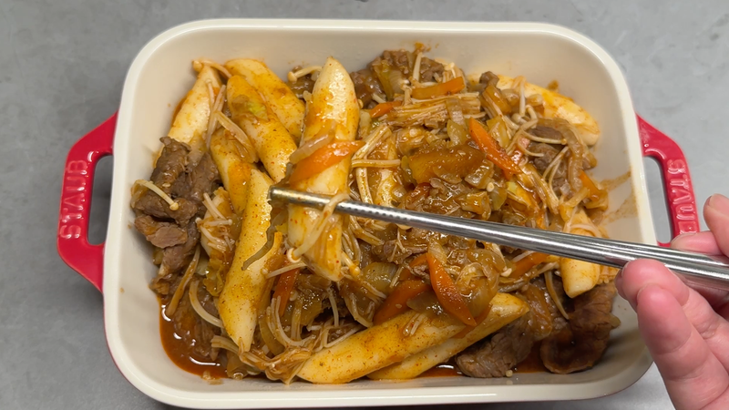 韓式炒牛肉 (年糕)