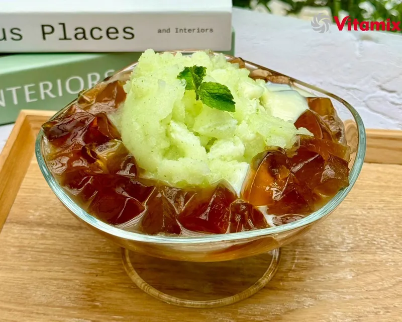 檸檬仙草刨冰｜Vitamix調理機